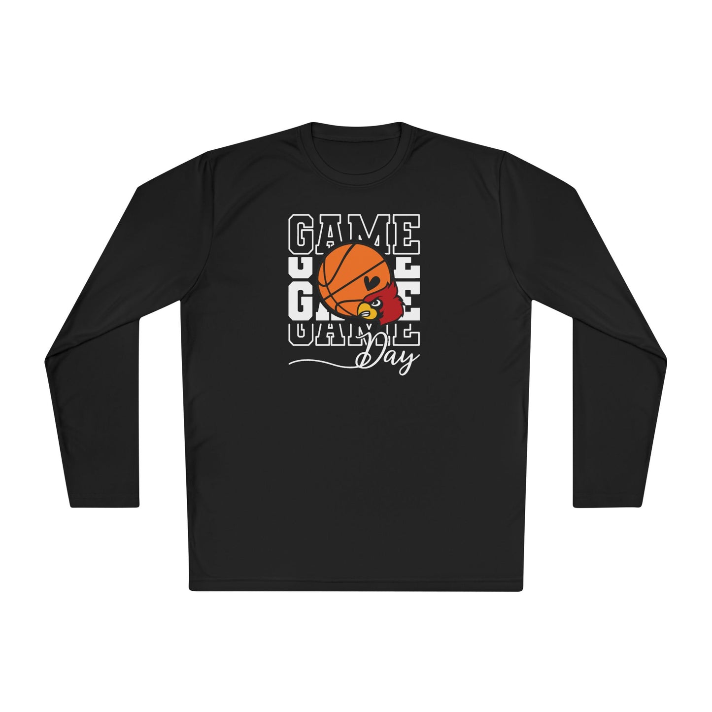 Cardinal Basketball Game Day - Dryfit Long Sleeve Tee