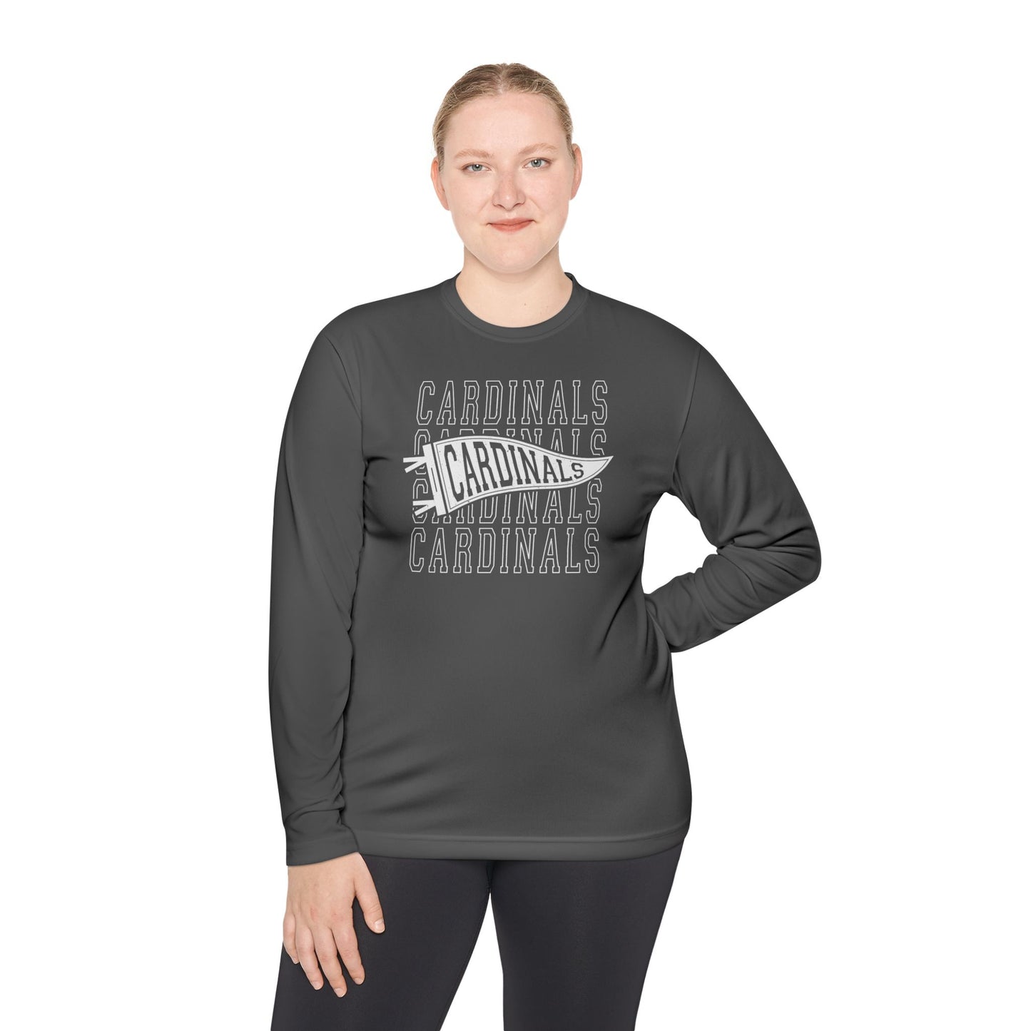 Cardinal Pennant - Dryfit Long Sleeve Tee