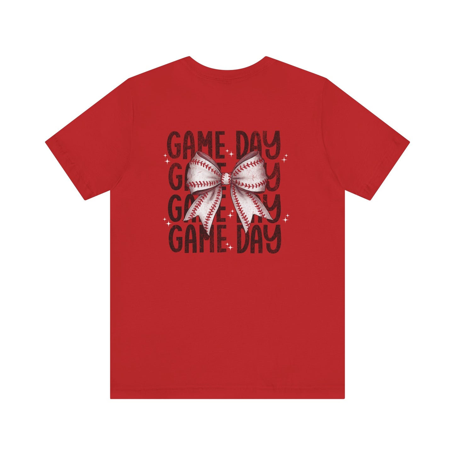Game Day Baseball Coquette - Bella + Canvas Short Sleeve Tee