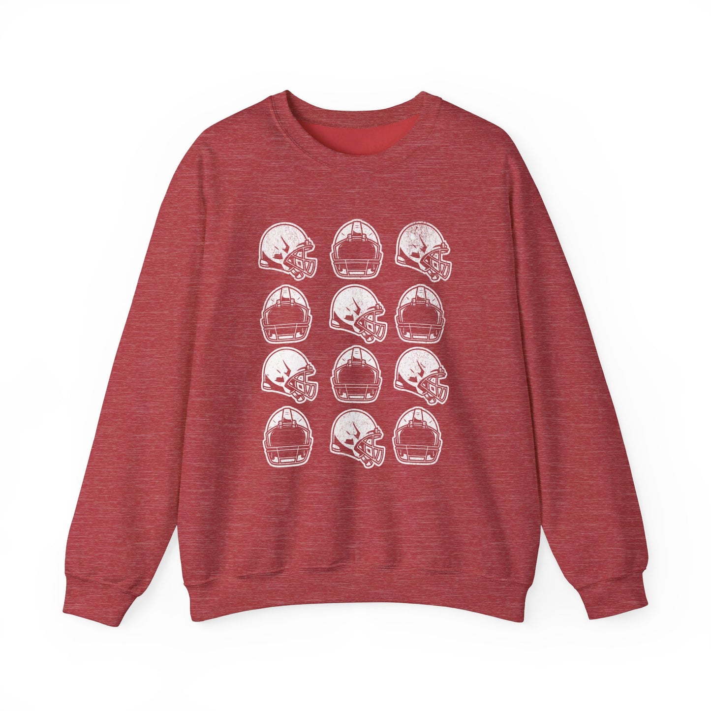 Vintage Helmets and Cardinals - Unisex Heavy Blend™ Crewneck Sweatshirt