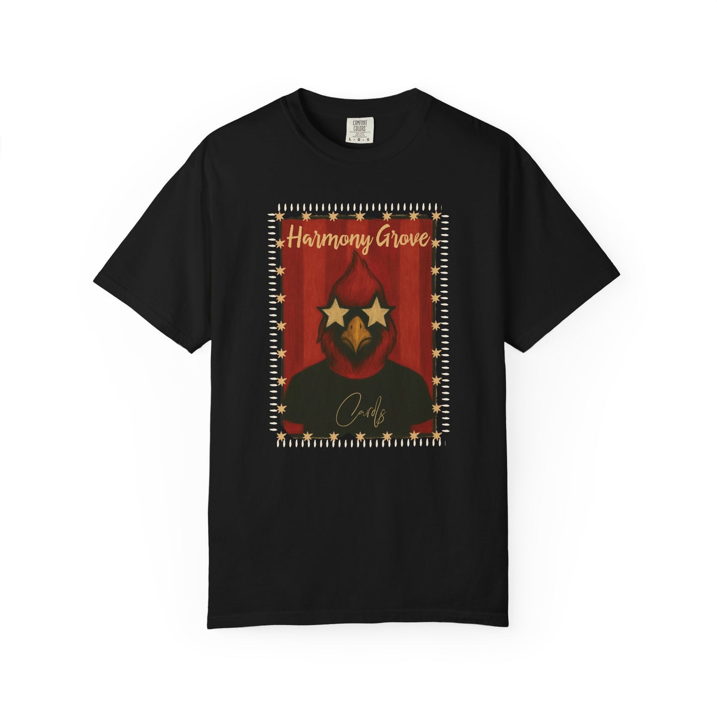 Harmony Grove Cards Painted Cardinal - Comfort Colors T Shirt