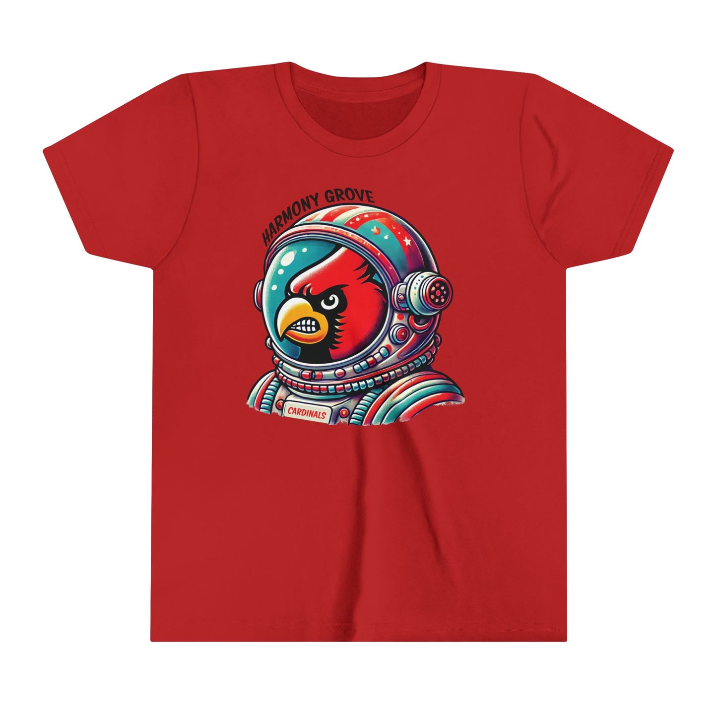 Astronaut Harmony Grove Cardinal - Bella + Canvas Youth Tee