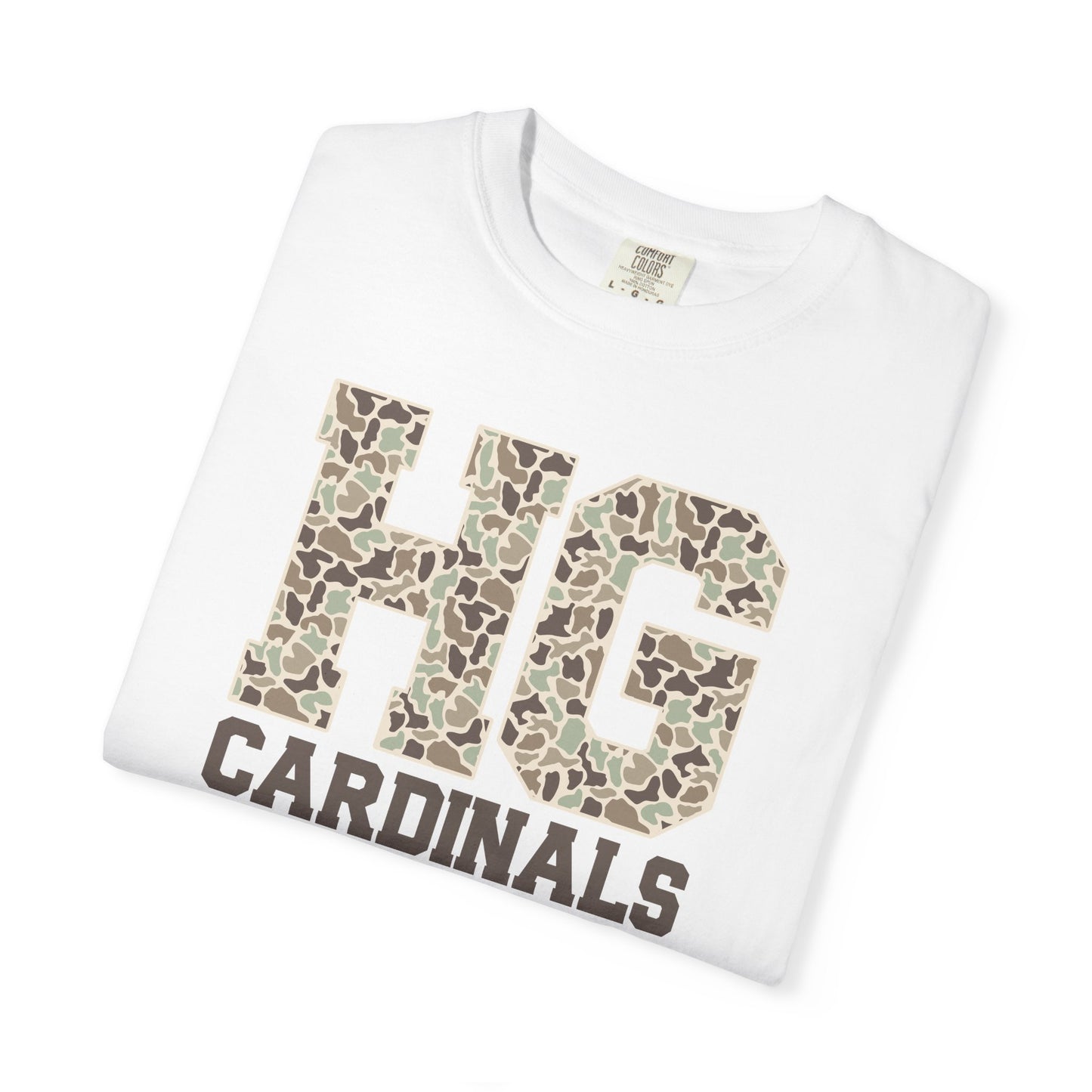 Old School Camo HG Cardinals - Comfort Colors T Shirt