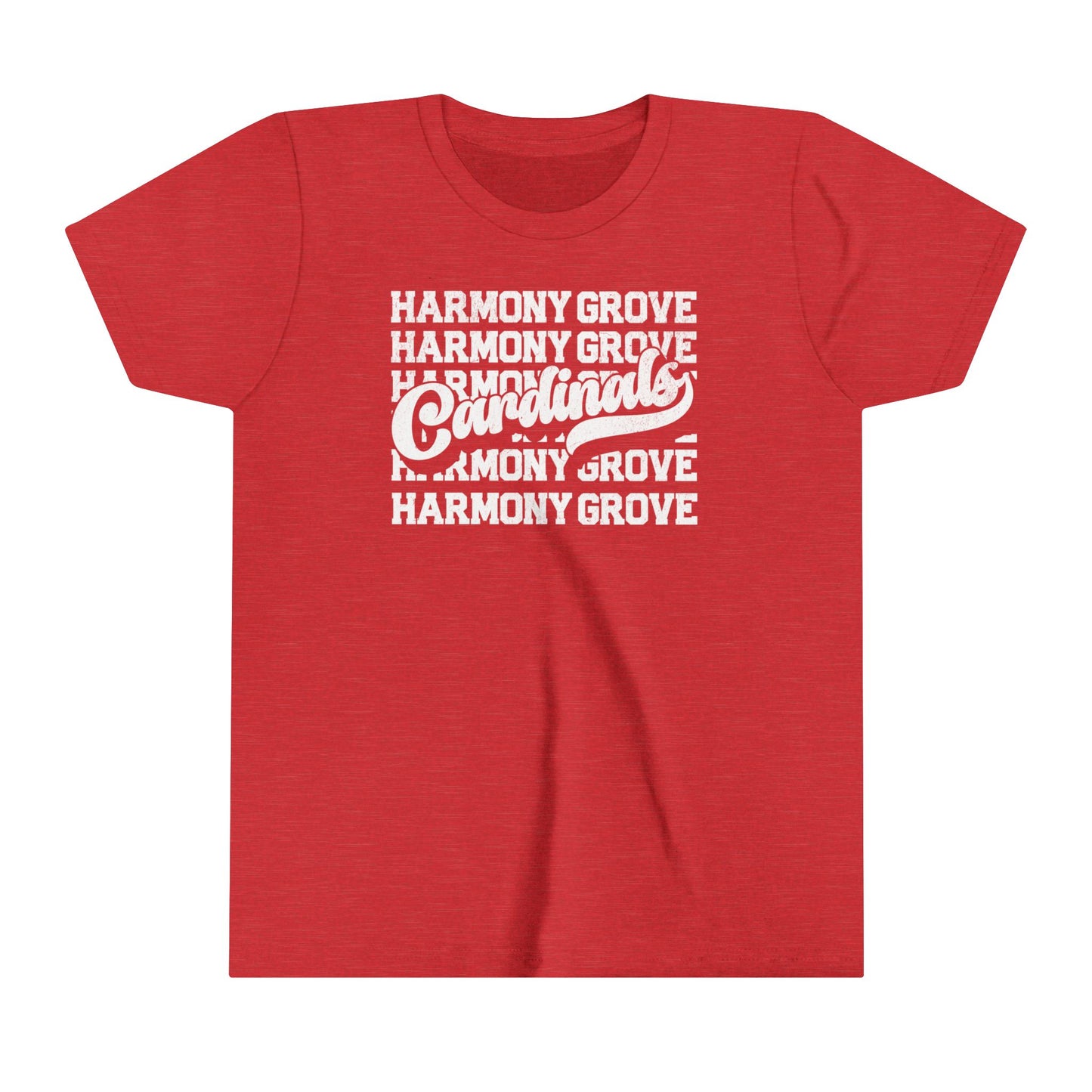 Vintage Harmony Grove Cardinals - Bella + Canvas Youth Tee