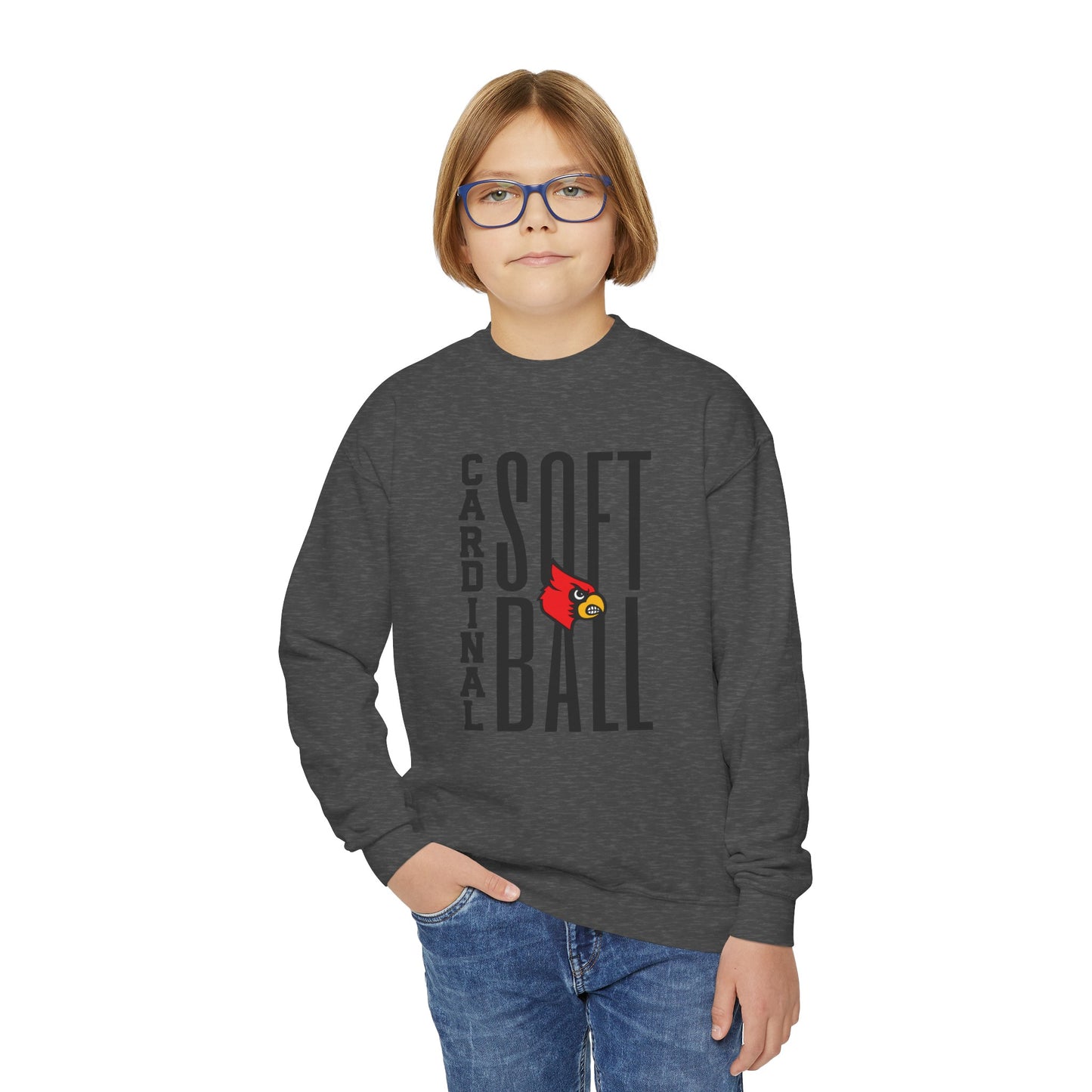 Harmony Grove Soft Ball - Youth Crew Sweatshirt