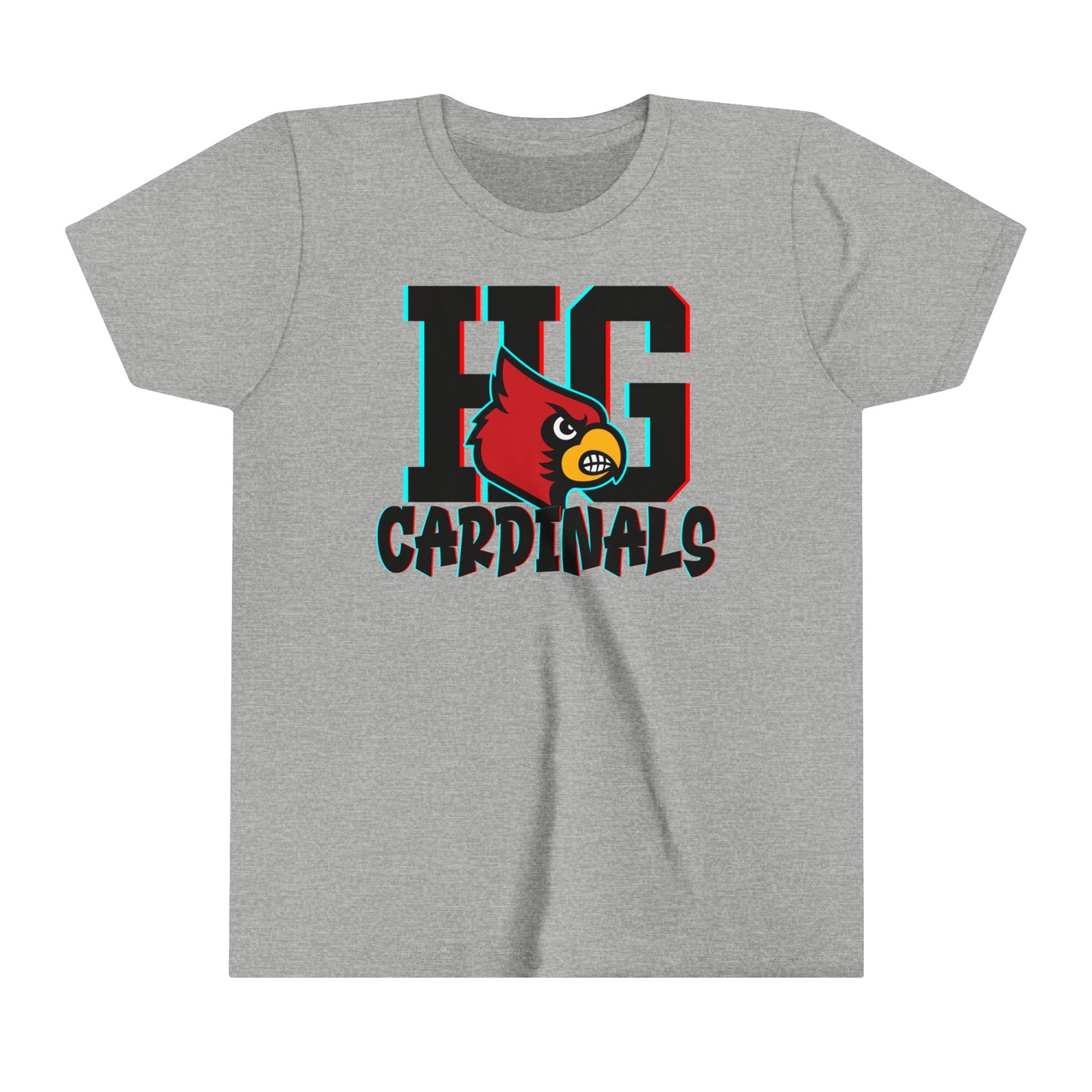 HG Cardinals 3D Shadow - Bella + Canvas Youth Tee