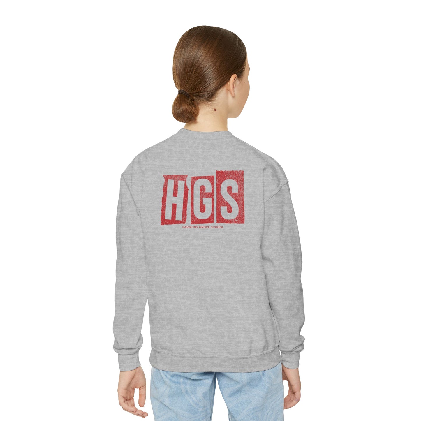 Vintage Cardinals + HGS - Youth Crew Sweatshirt