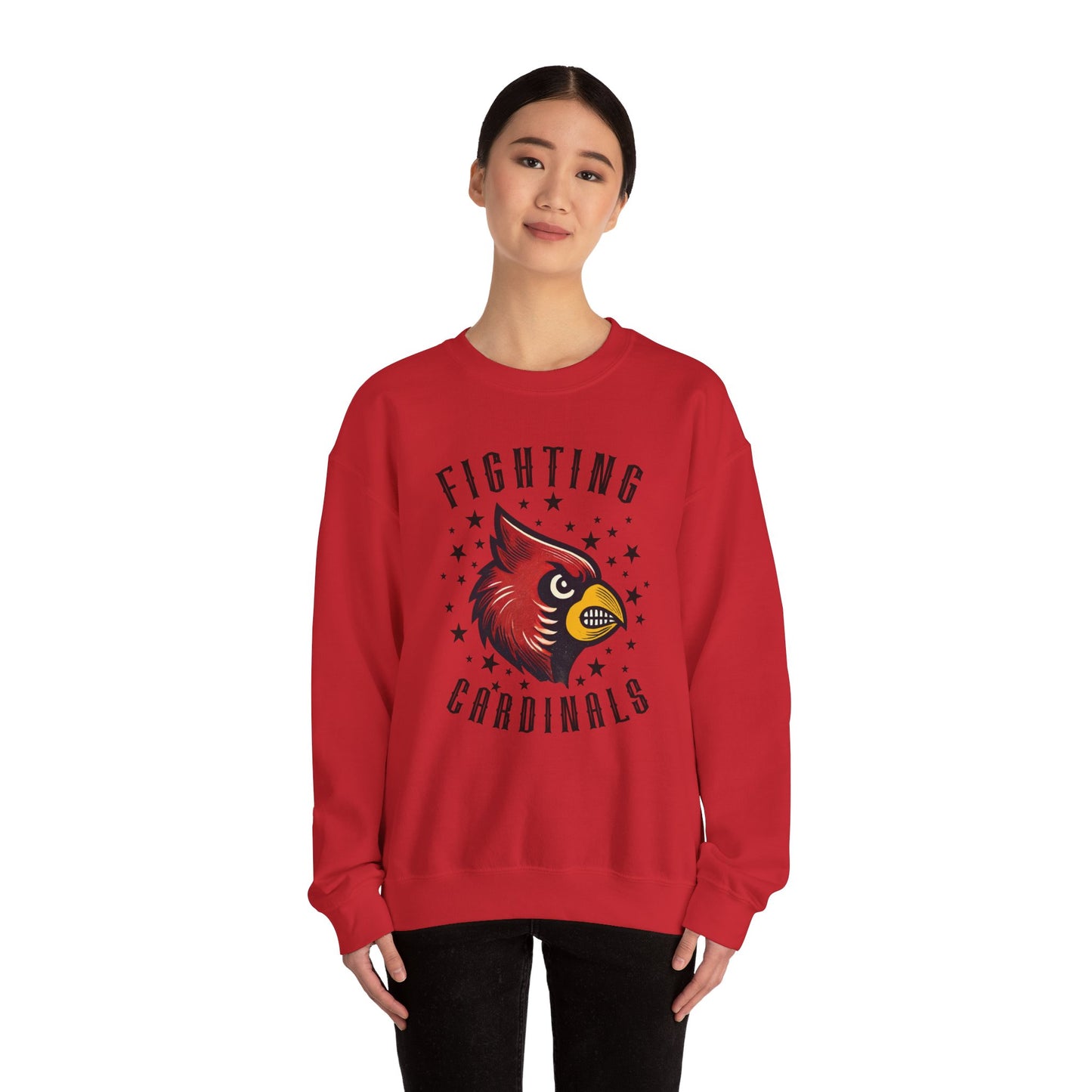 Fighting Cardinals - Unisex Heavy Blend™ Crewneck Sweatshirt