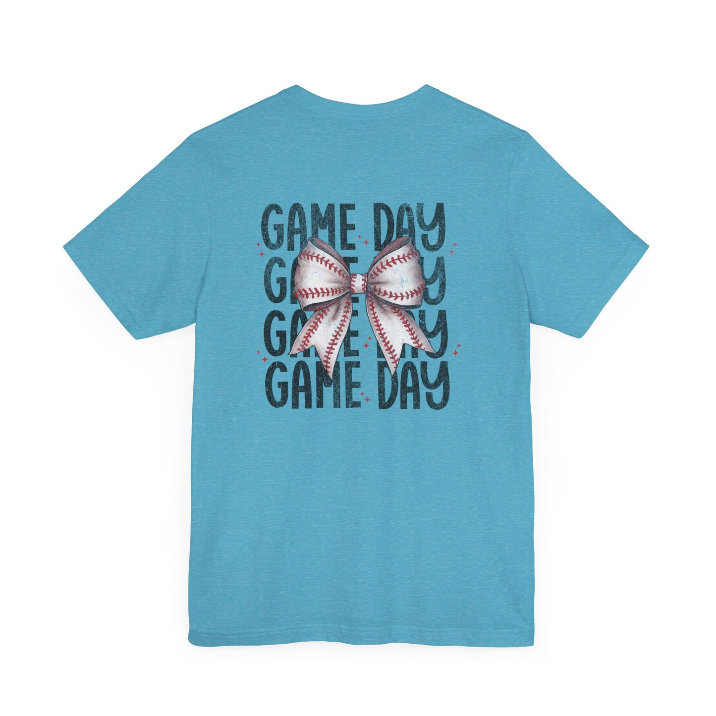 Game Day Baseball Coquette - Bella + Canvas Short Sleeve Tee
