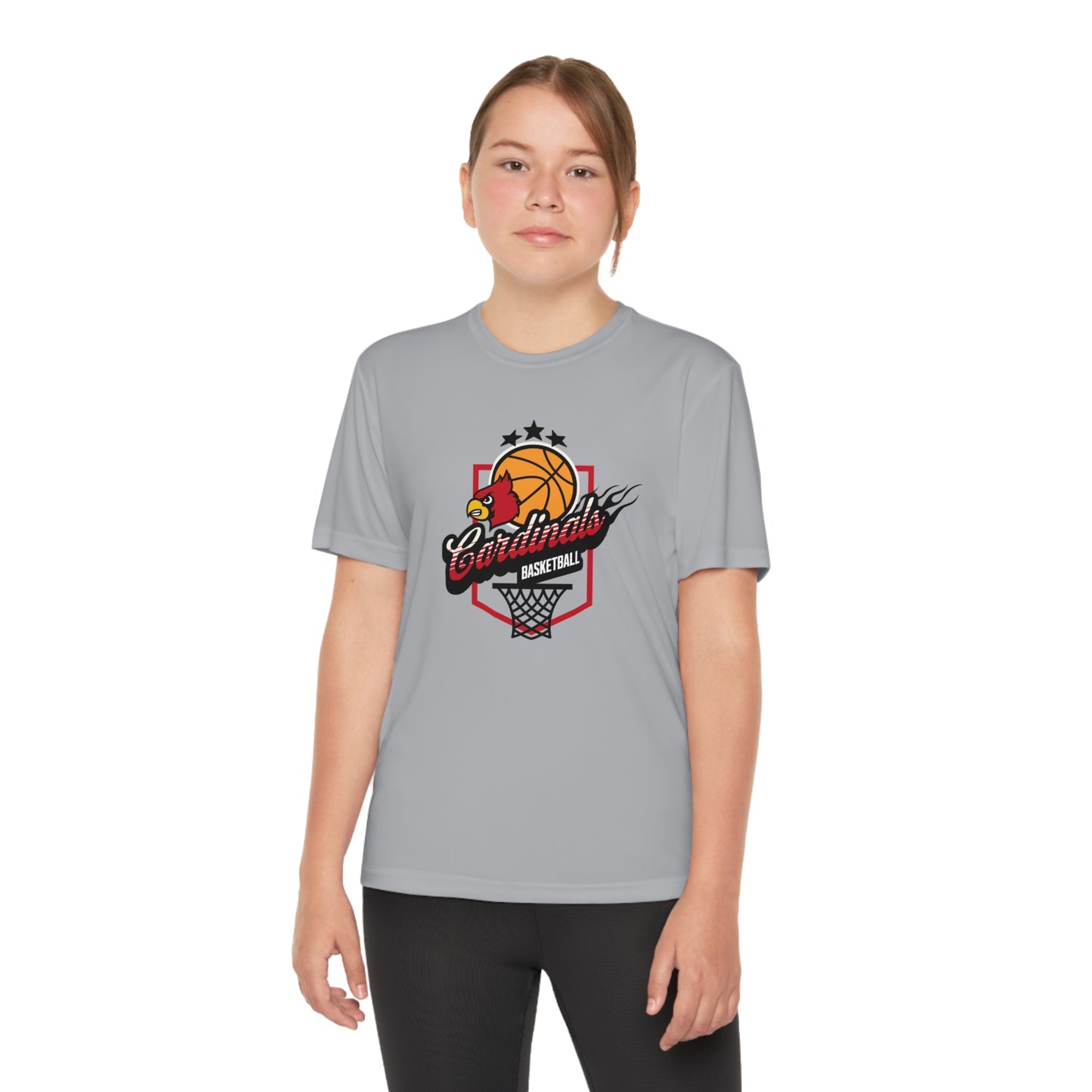 Cardinals Basketball - Youth Sport-Tek® Competitor™ Tee