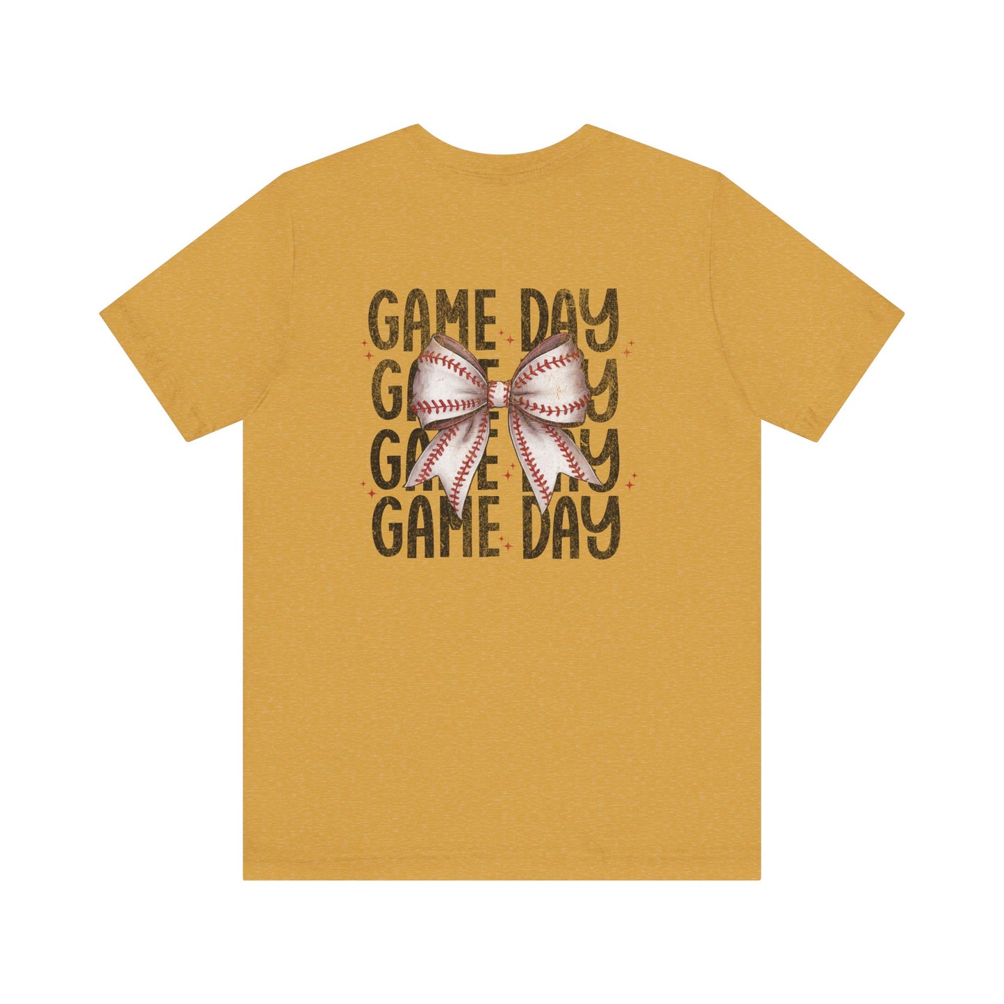 Game Day Baseball Coquette - Bella + Canvas Short Sleeve Tee