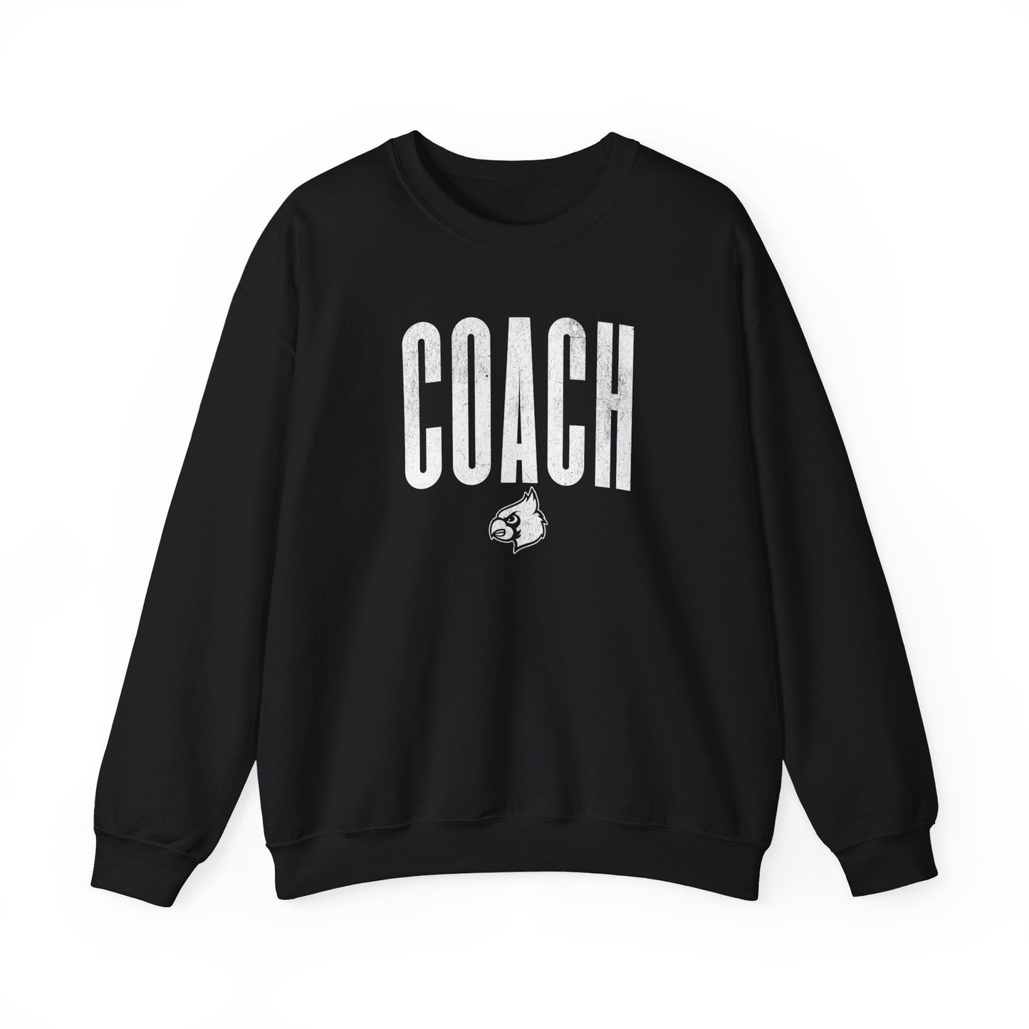 Vintage Cardinal Coach - Unisex Heavy Blend™ Crewneck Sweatshirt