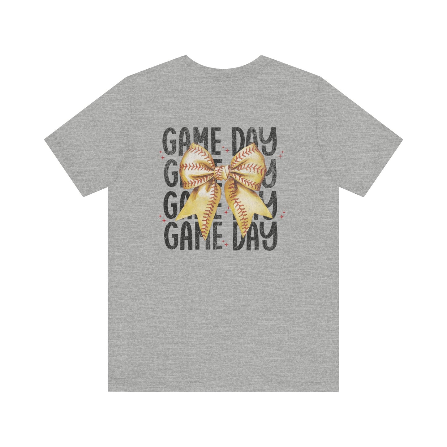 Game Day Softball Coquette - Bella + Canvas Short Sleeve Tee