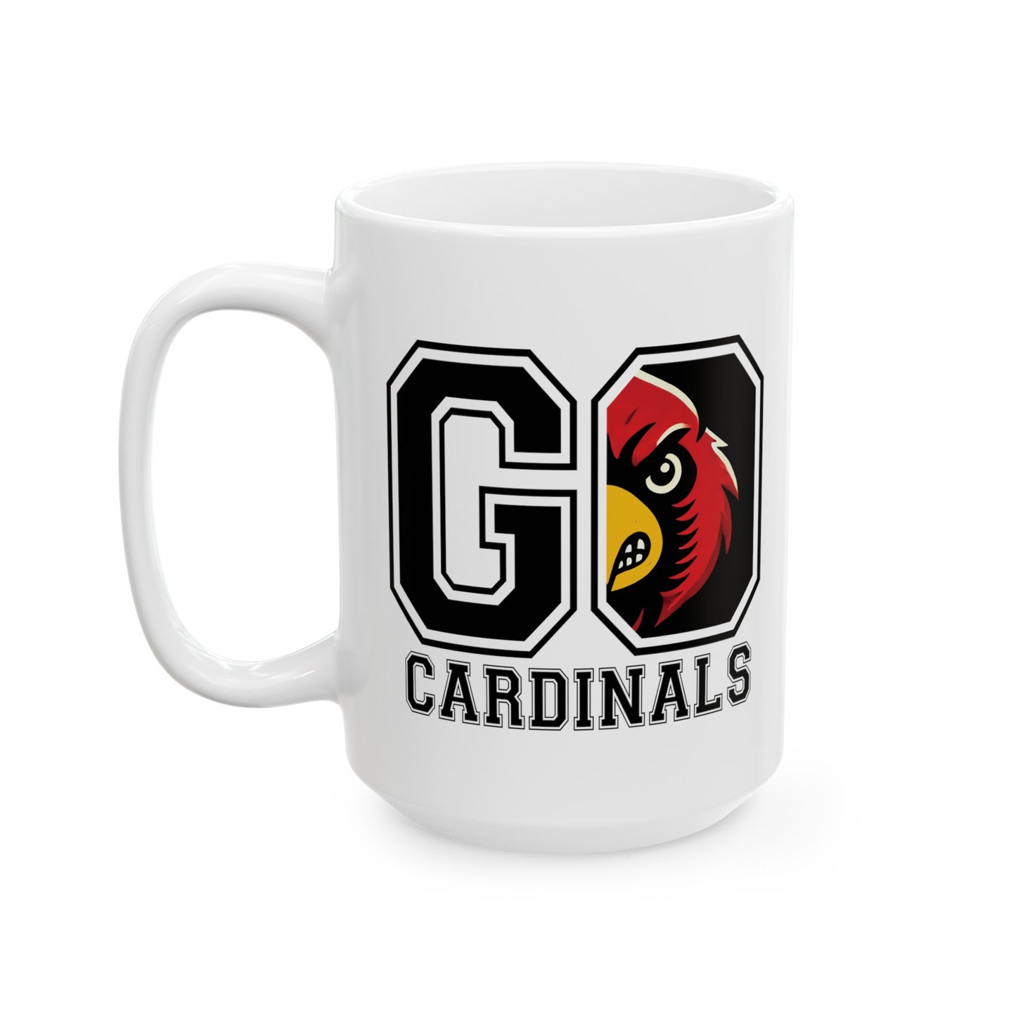 Go Cardinals - Ceramic Mug, (11oz, 15oz)