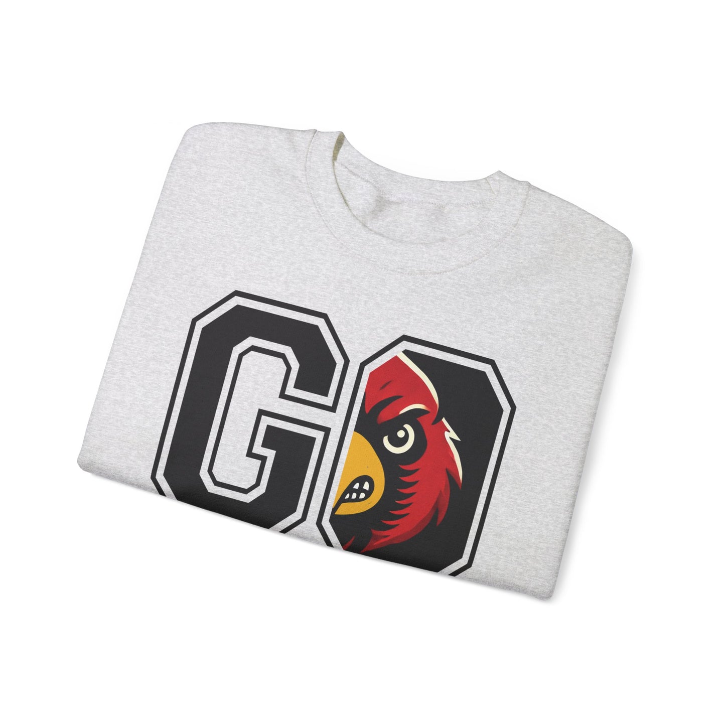 Go Cardinals Red - Unisex Heavy Blend™ Crewneck Sweatshirt