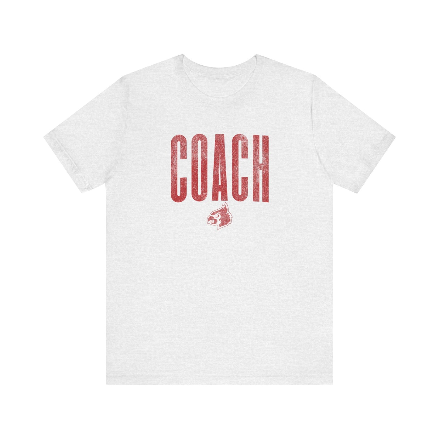 Vintage Cardinal Coach - Bella + Canvas Short Sleeve Tee