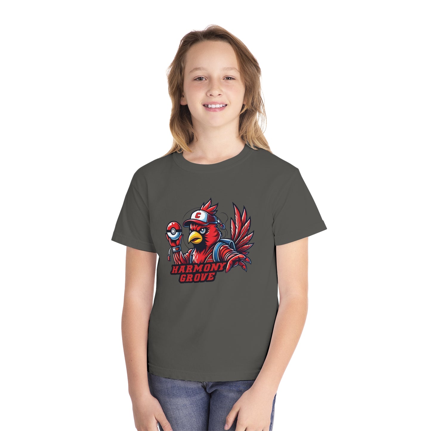 Game Card Style Harmony Grove - Comfort Colors Youth Tee