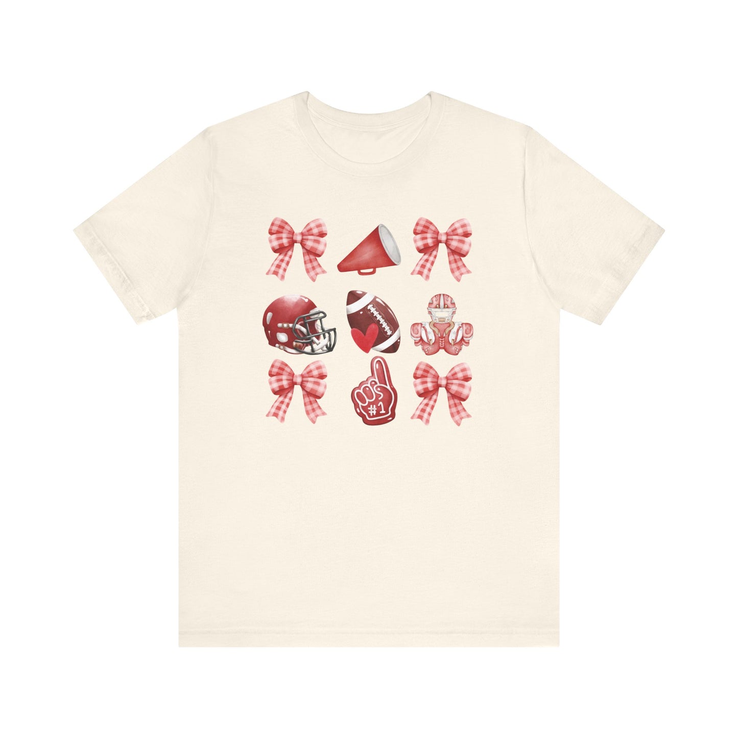Football Coquette - Bella + Canvas Short Sleeve Tee