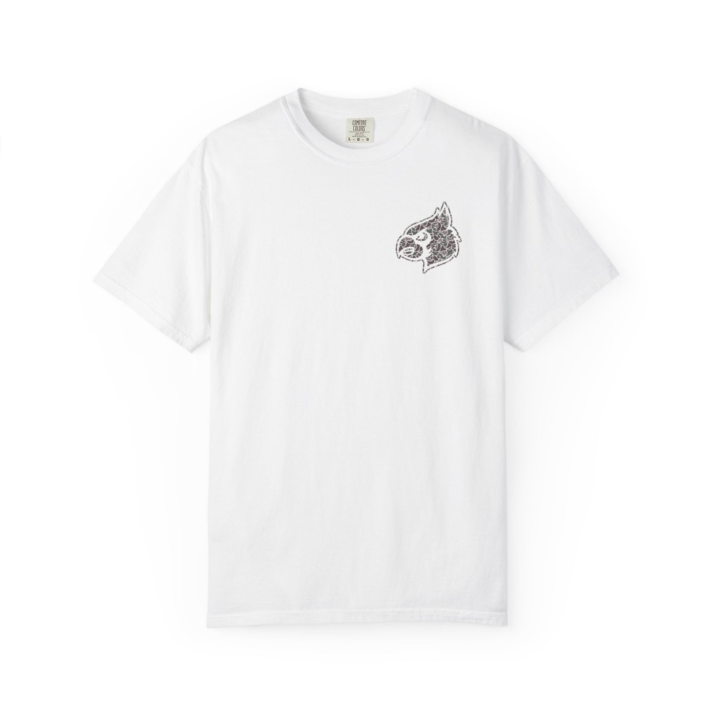 Old School Camo Cardinal Pocket + HG Cardinals - Comfort Colors T Shirt