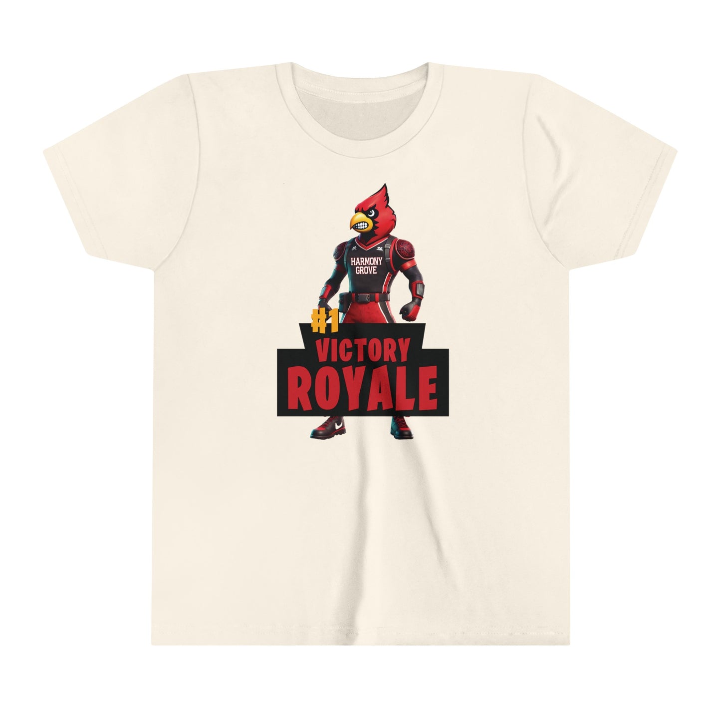 Harmony Grove Cardinals Victory Royale - Bella + Canvas Youth Tee