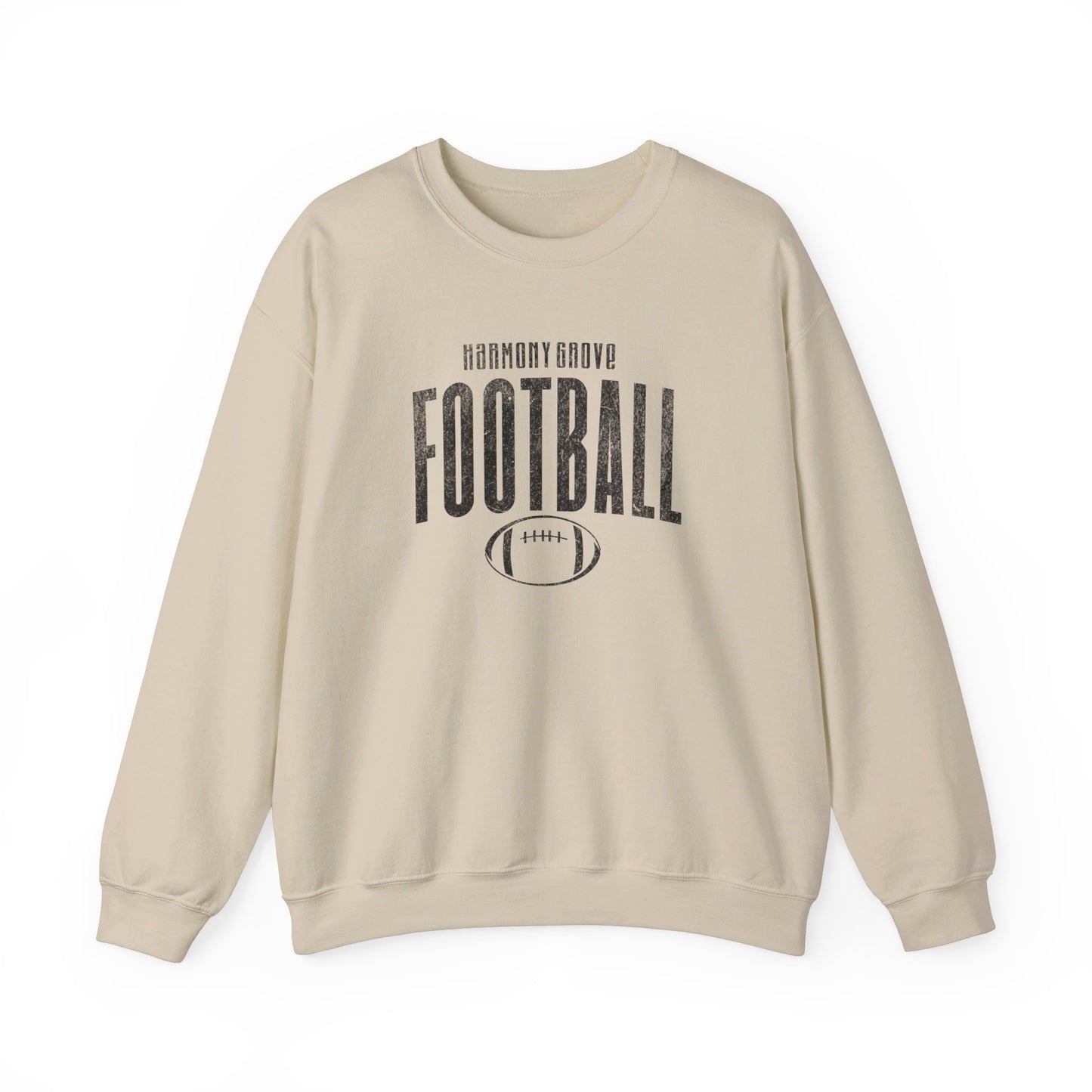 Vintage Harmony Grove Football - Unisex Heavy Blend™ Crewneck Sweatshirt
