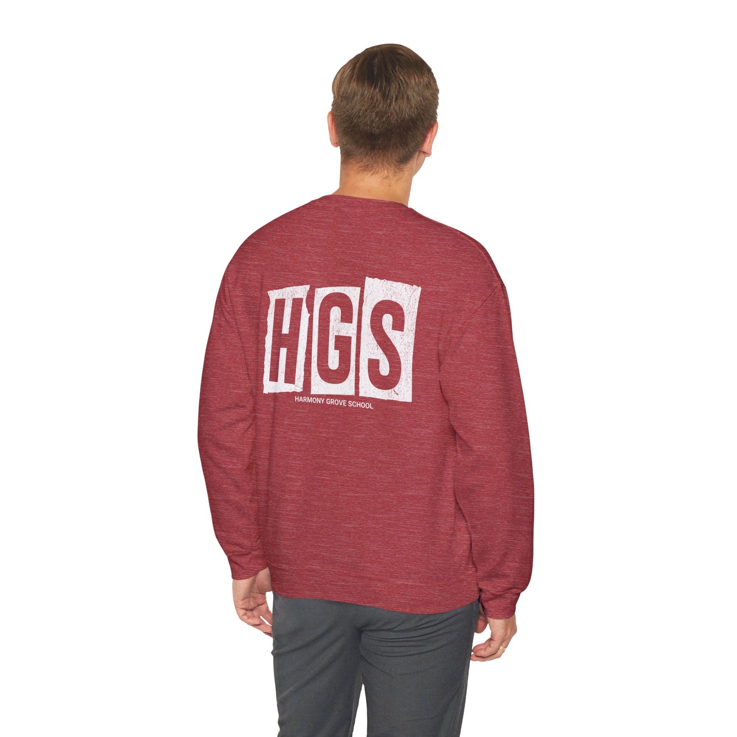 Vintage Cardinals + HGS - Unisex Heavy Blend™ Crewneck Sweatshirt