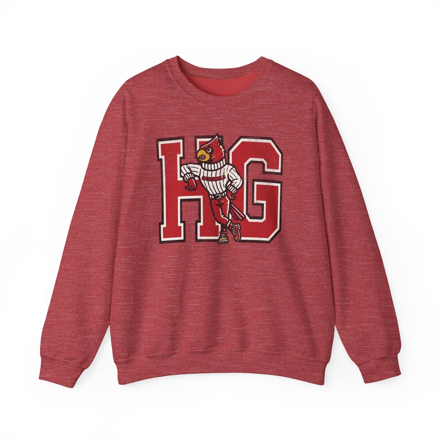 Vintage Cardinal HG - Unisex Heavy Blend™ Crewneck Sweatshirt