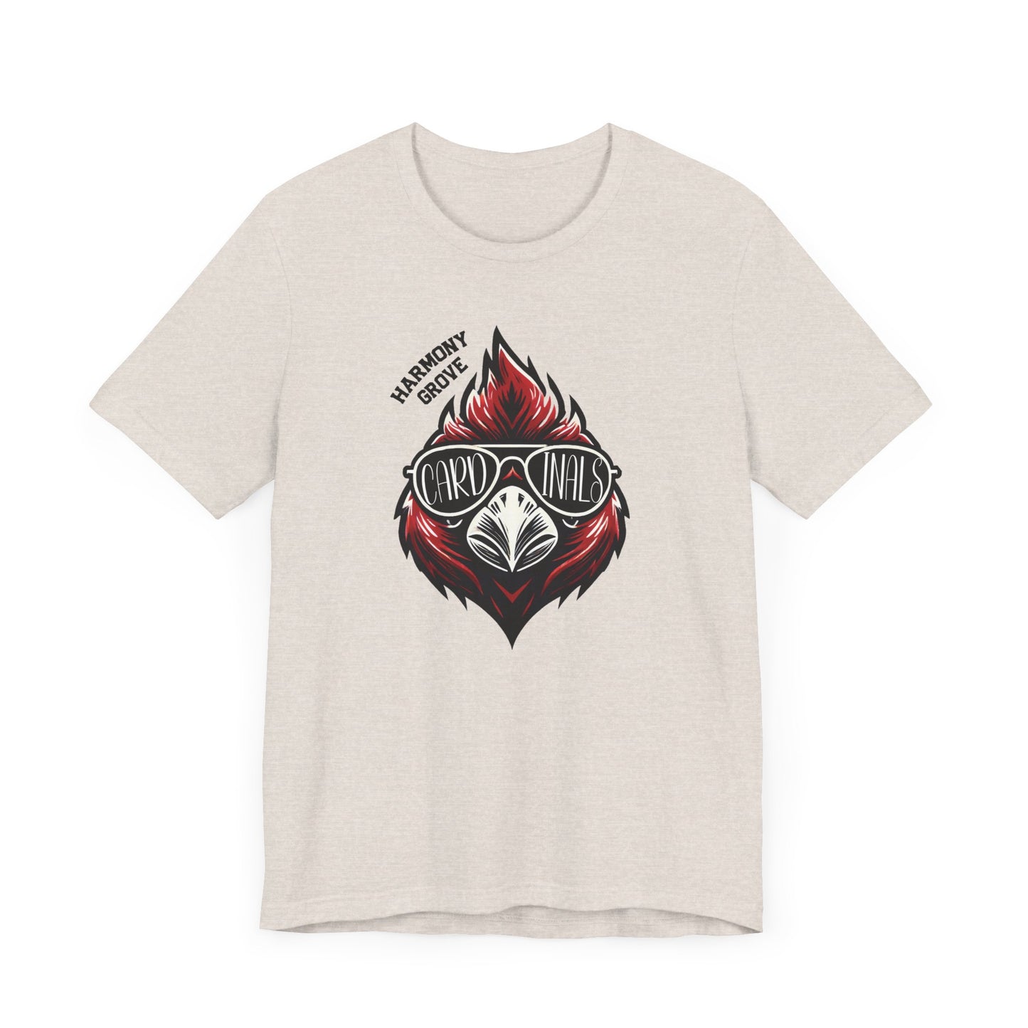 Harmony Grove Cardinals Sunglasses - Bella + Canvas Short Sleeve Tee