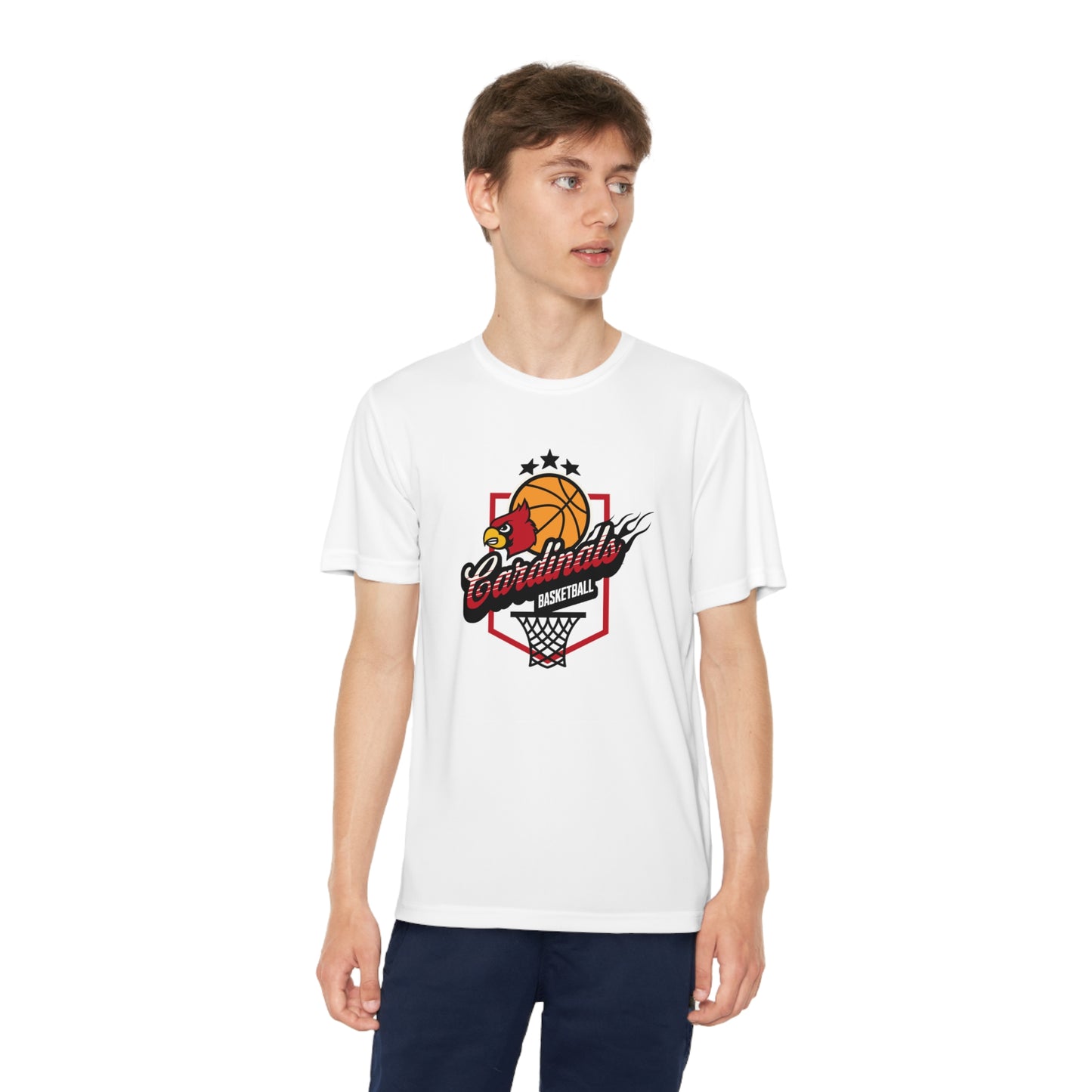 Cardinals Basketball - Youth Sport-Tek® Competitor™ Tee