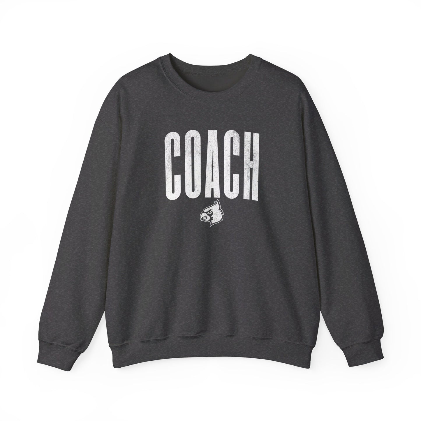 Vintage Cardinal Coach - Unisex Heavy Blend™ Crewneck Sweatshirt