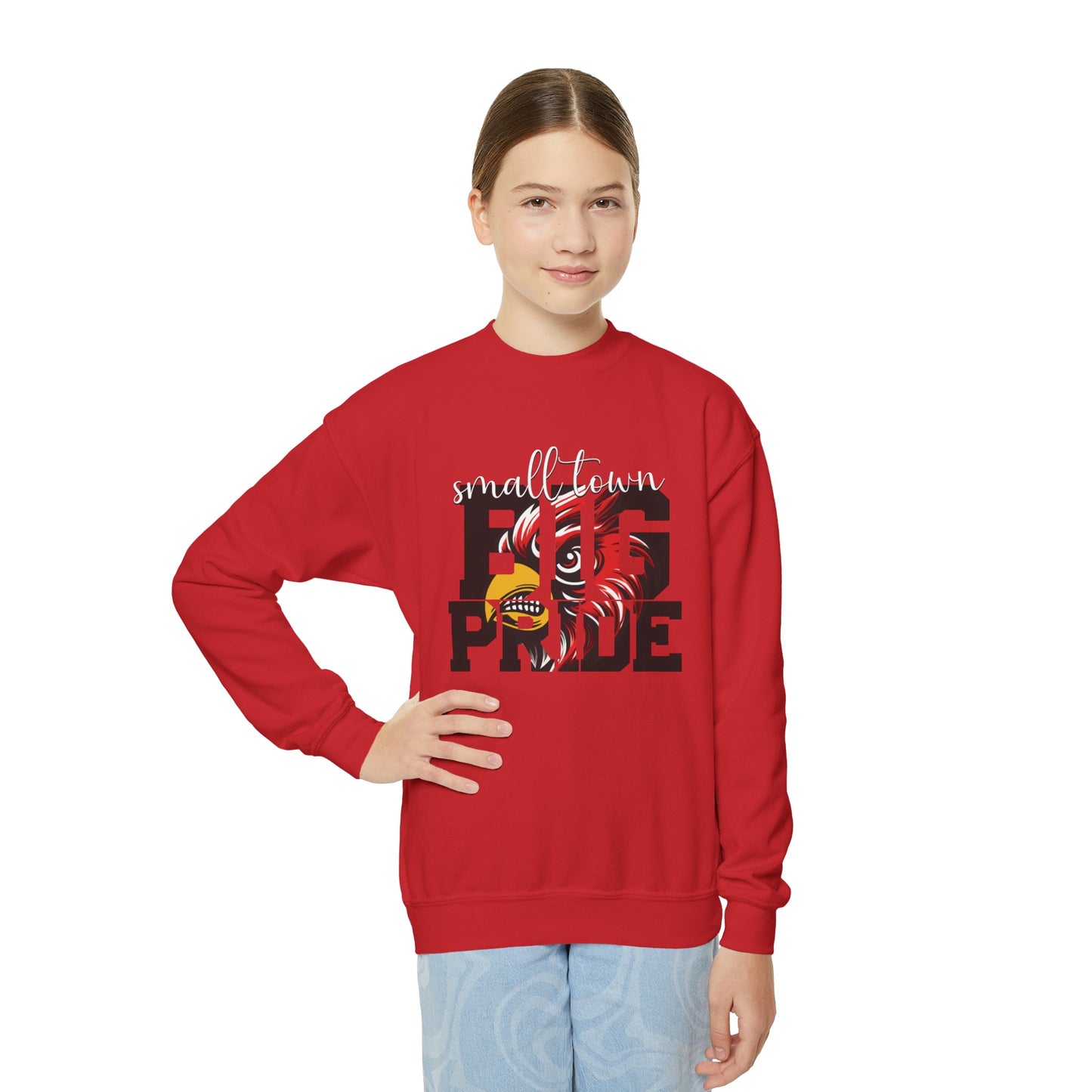 Small Town Big Pride - Youth Crew Sweatshirt