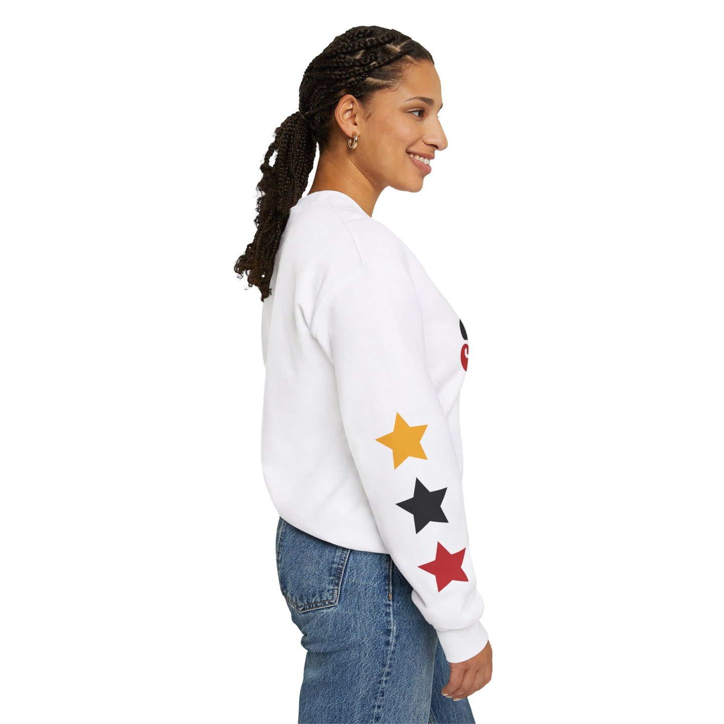 Harmony Grove Cardinals Star Sleeves - Unisex Heavy Blend™ Crewneck Sweatshirt