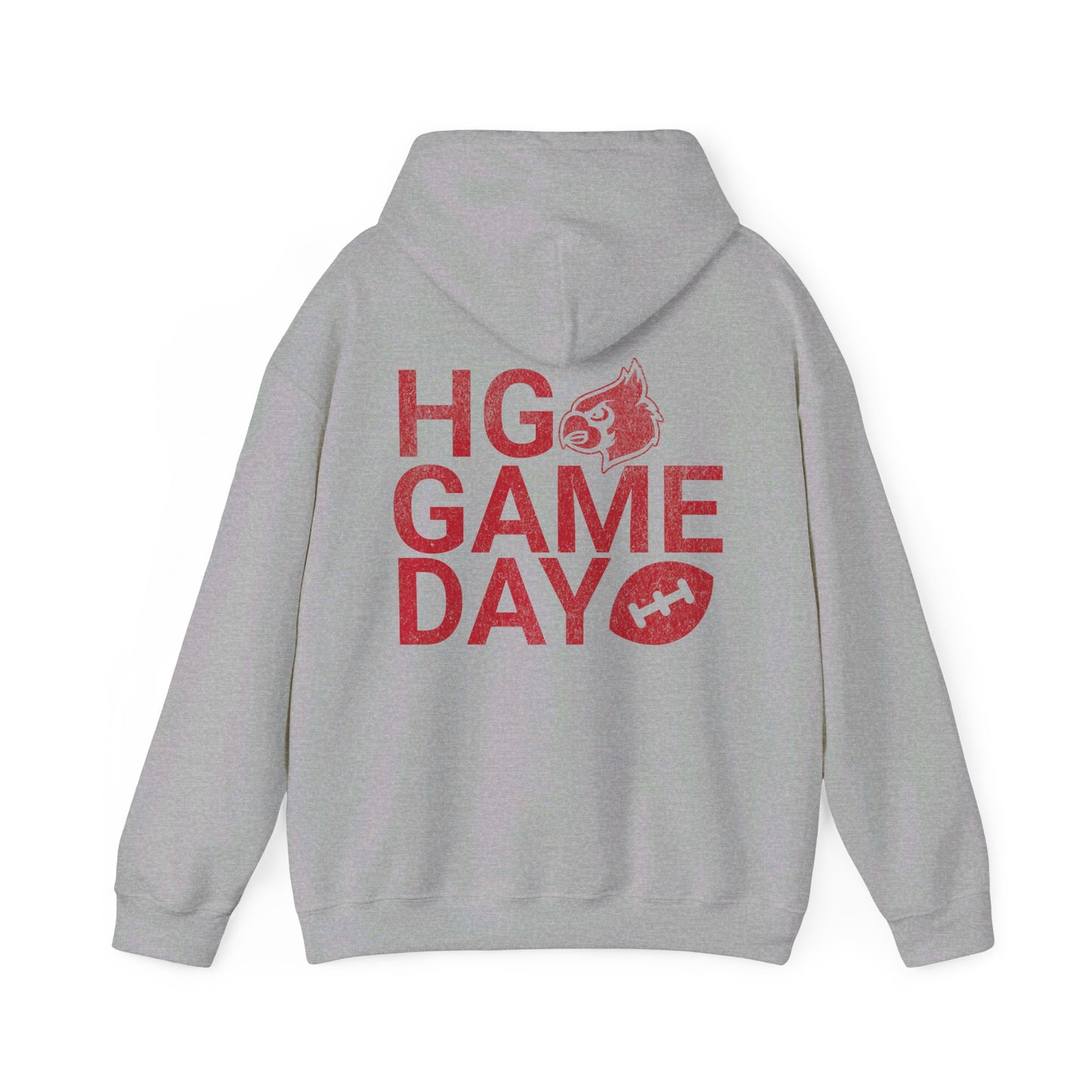 Vintage HG Game Day Football - Unisex Heavy Blend™ Hooded Sweatshirt
