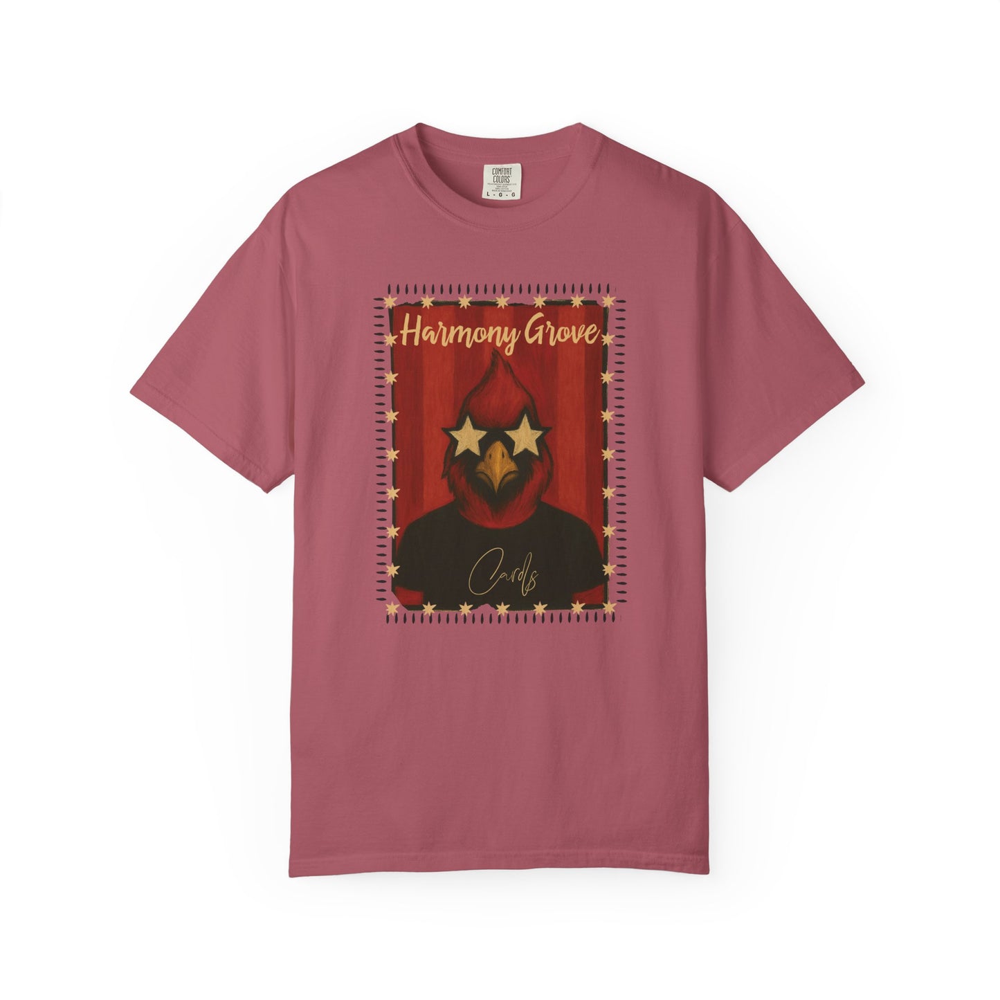 Harmony Grove Cards Painted Cardinal - Comfort Colors T Shirt