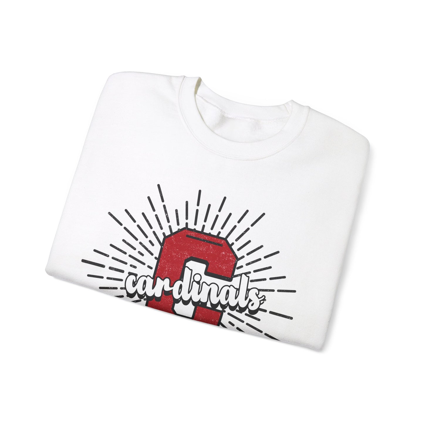 Cardinal Sunburst - Unisex Heavy Blend™ Crewneck Sweatshirt