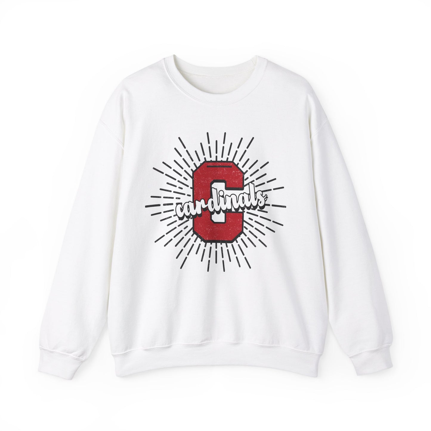 Cardinal Sunburst - Unisex Heavy Blend™ Crewneck Sweatshirt