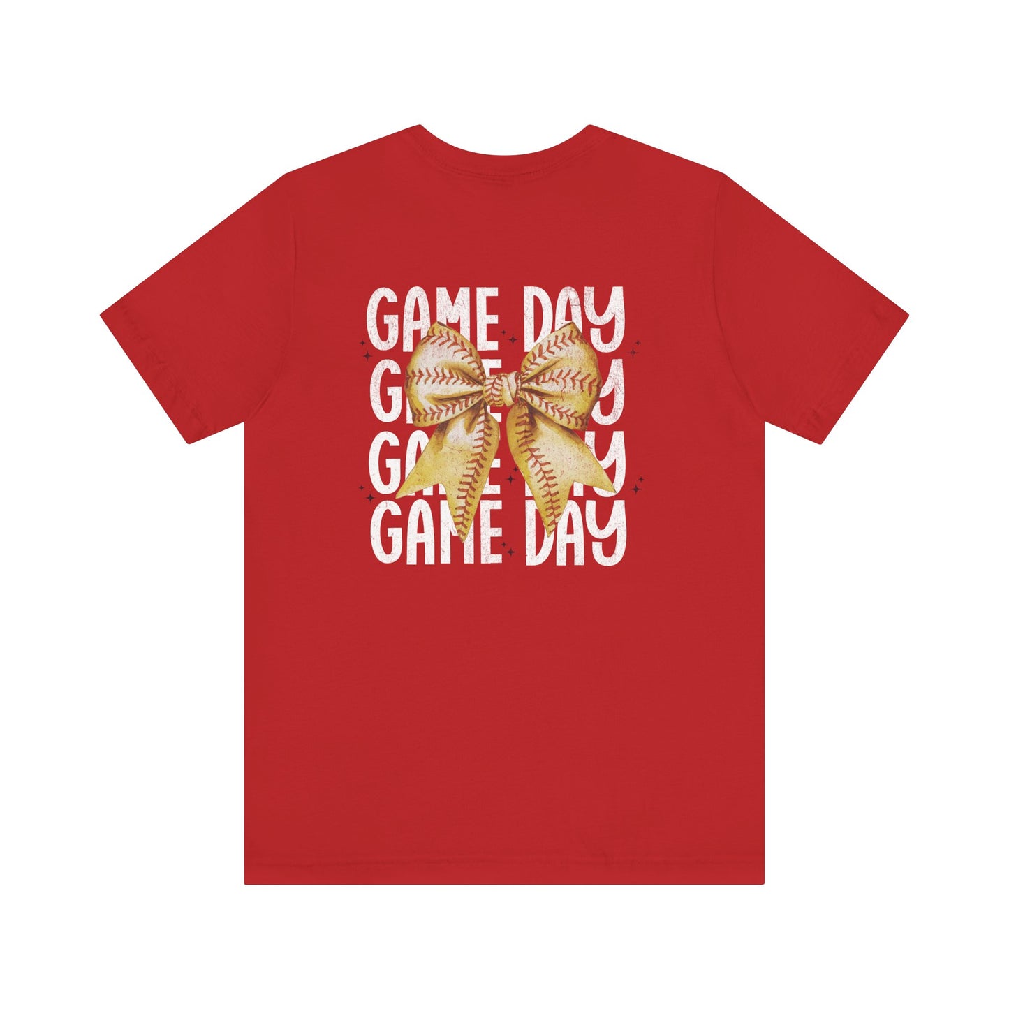 Game Day Softball Coquette - Bella + Canvas Short Sleeve Tee