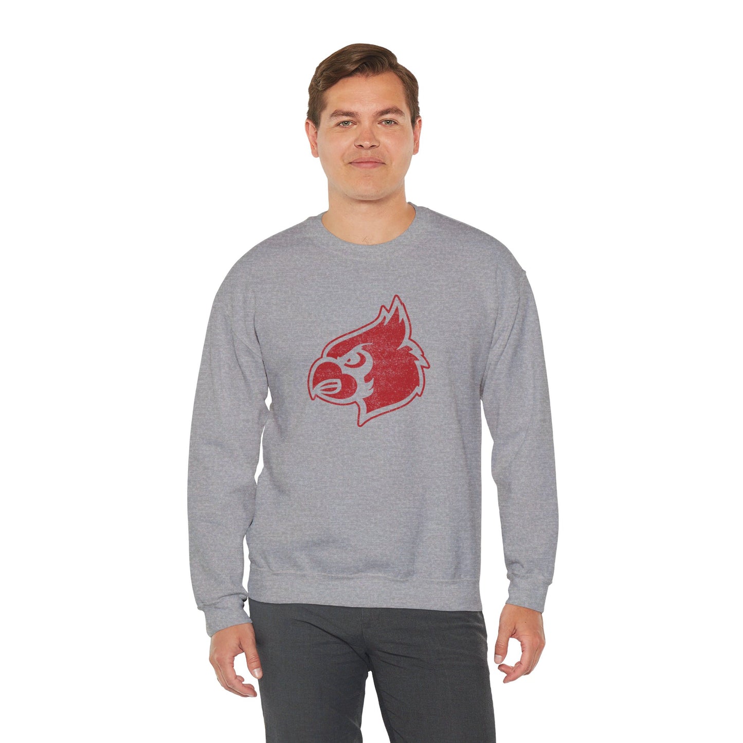 Vintage Cardinals + HGS - Unisex Heavy Blend™ Crewneck Sweatshirt