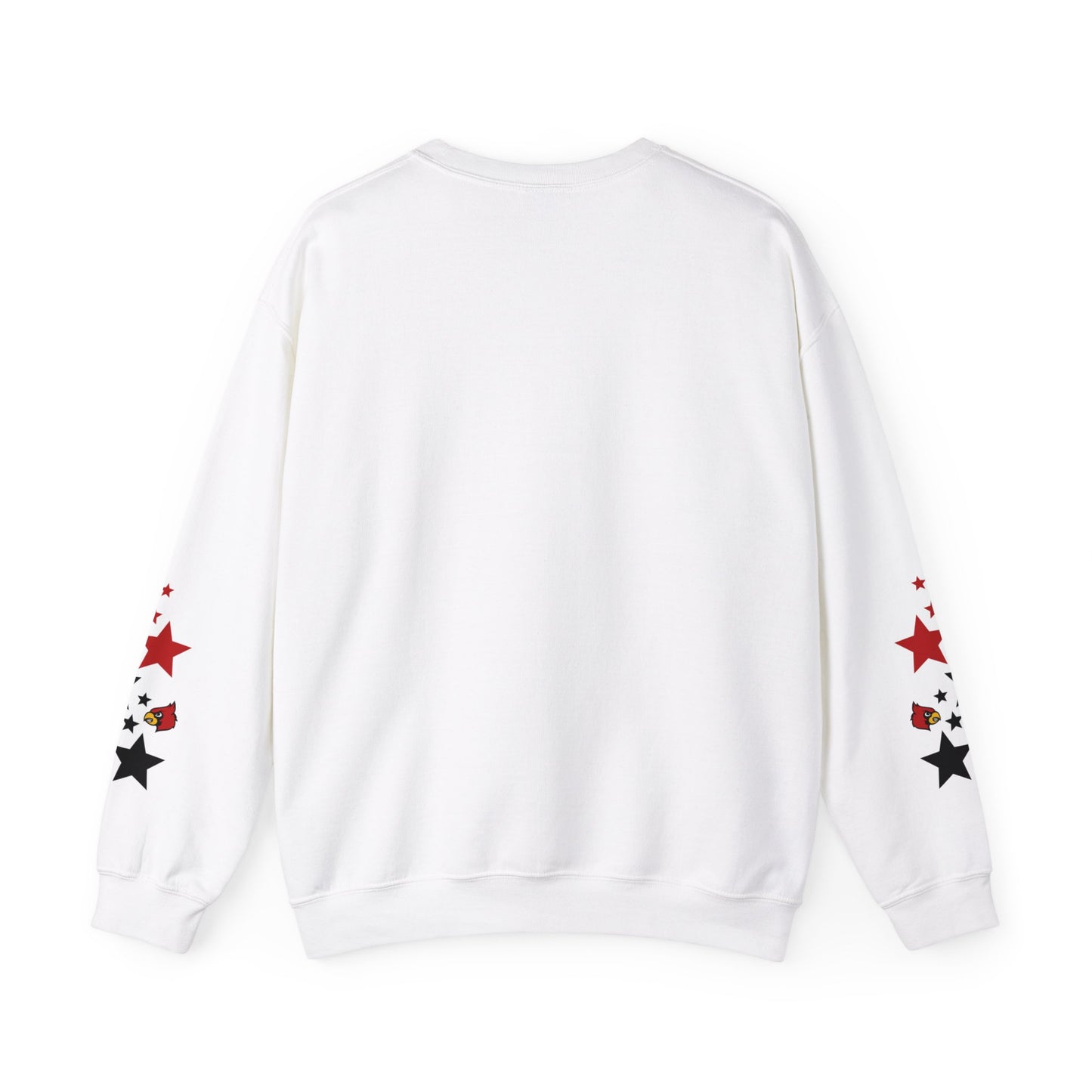 Cardinals Nation with Star Sleeves - Unisex Heavy Blend™ Crewneck Sweatshirt