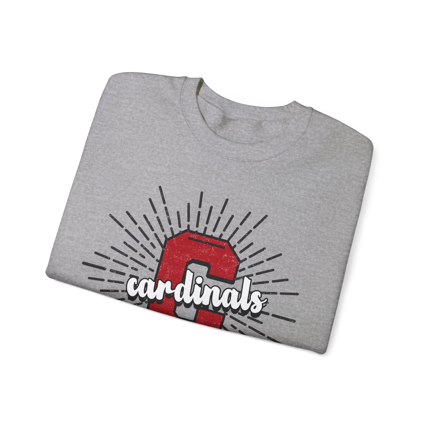 Cardinal Sunburst - Unisex Heavy Blend™ Crewneck Sweatshirt