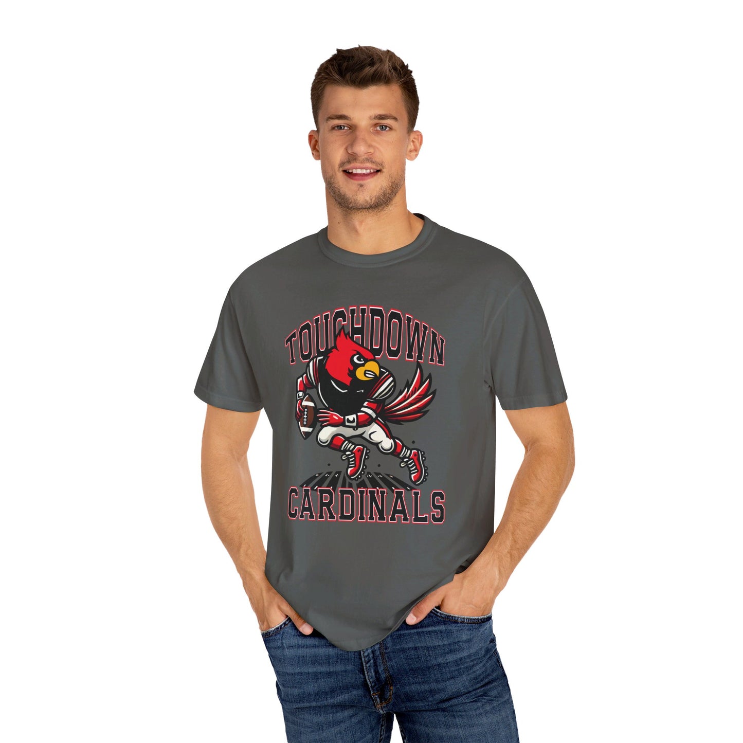 Touchdown Cardinals - Comfort Colors T-shirt