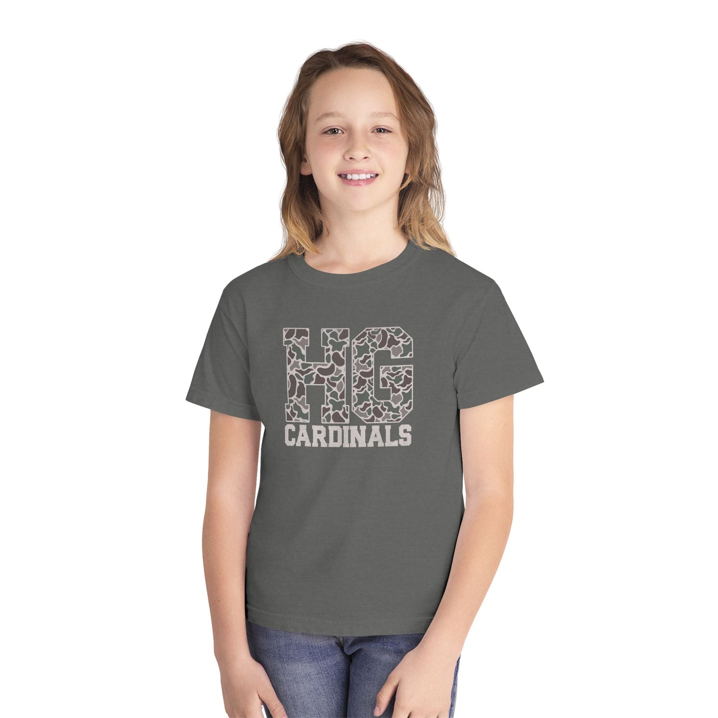 Old School Camo HG Cardinals - Comfort Colors Tshirt