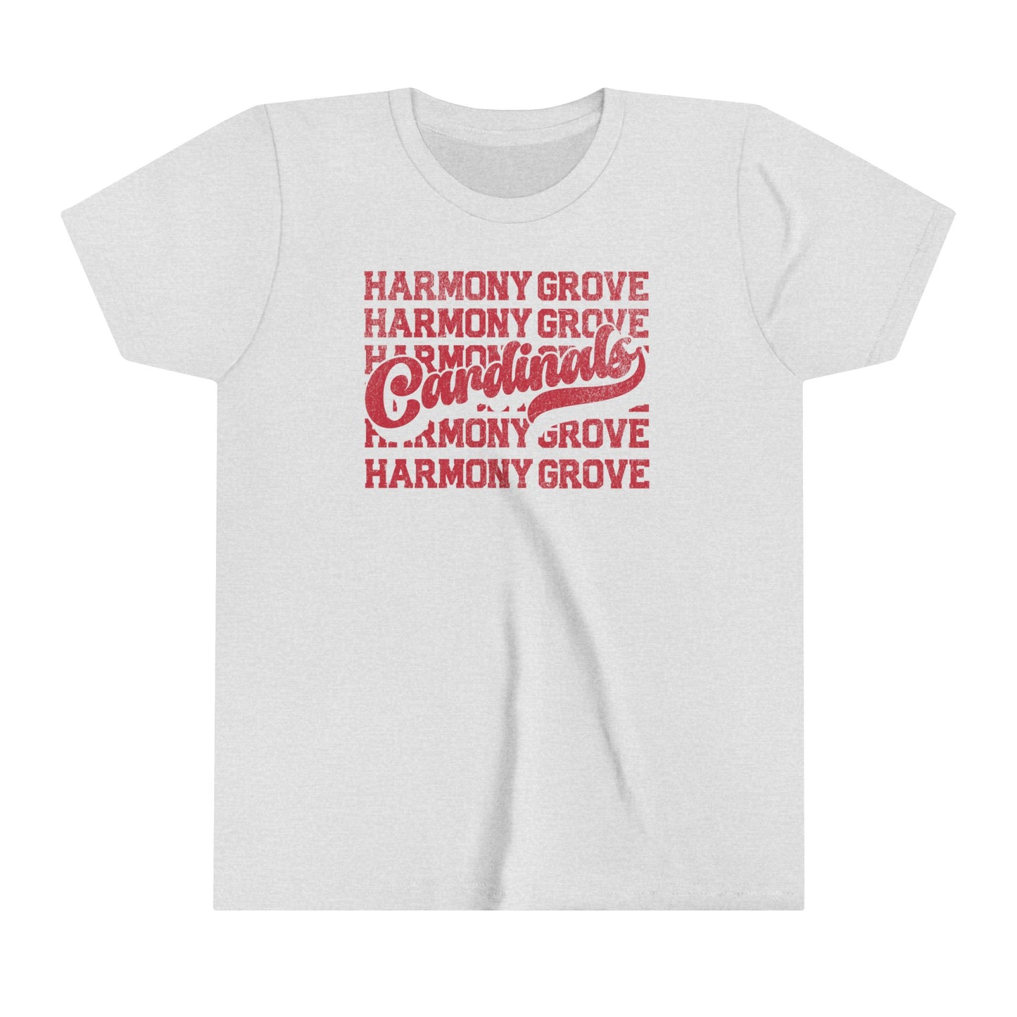 Vintage Harmony Grove Cardinals - Bella + Canvas Youth Tee