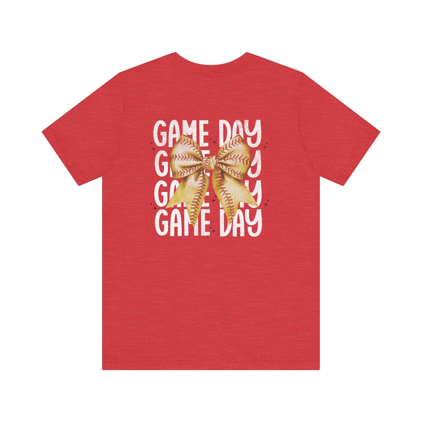 Game Day Softball Coquette - Bella + Canvas Short Sleeve Tee