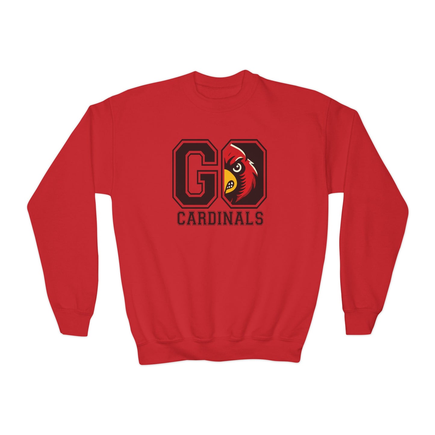 Go Cardinals - Youth Crew Sweatshirt