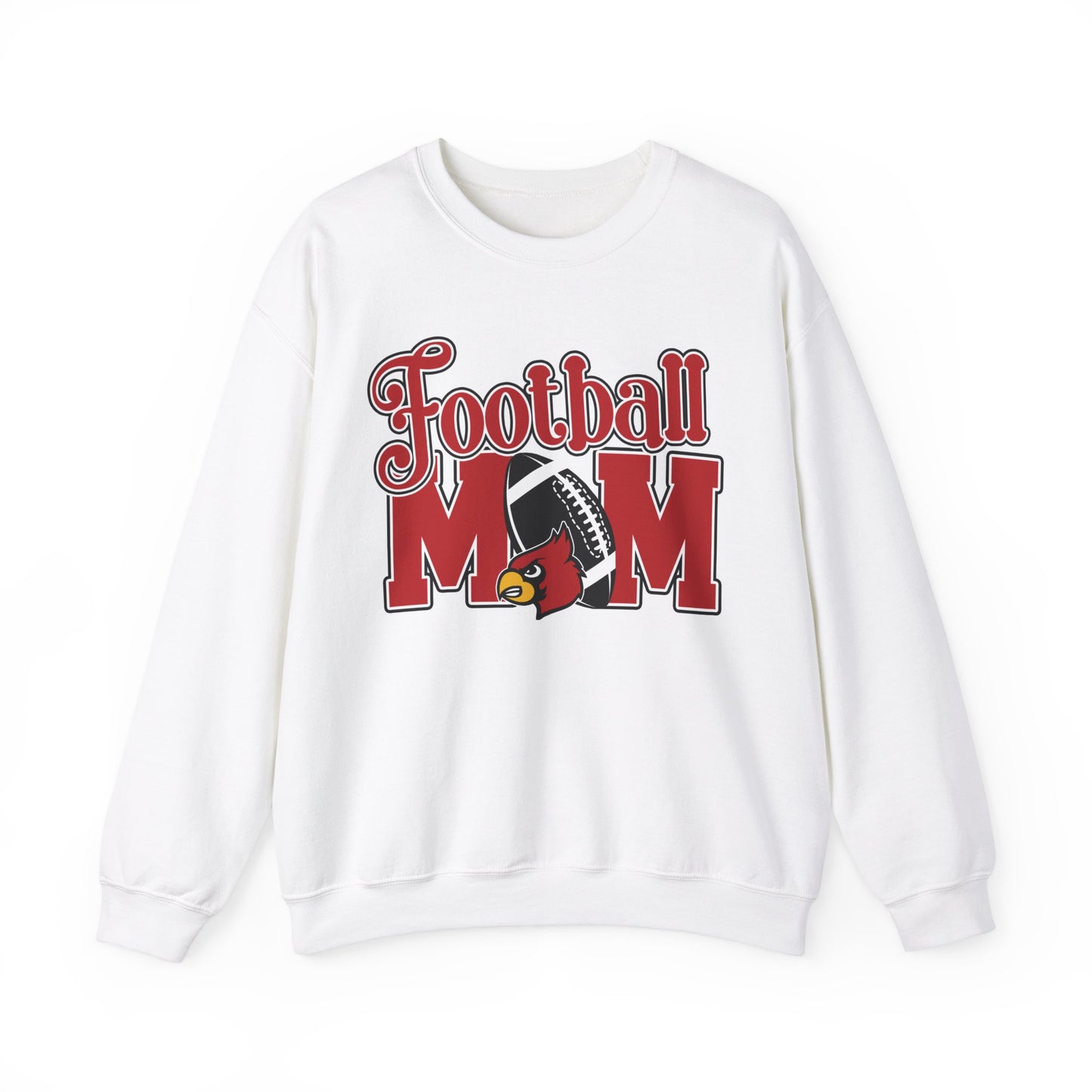 Football Mom Custom Player Name and Number - Unisex Heavy Blend™ Crewneck Sweatshirt