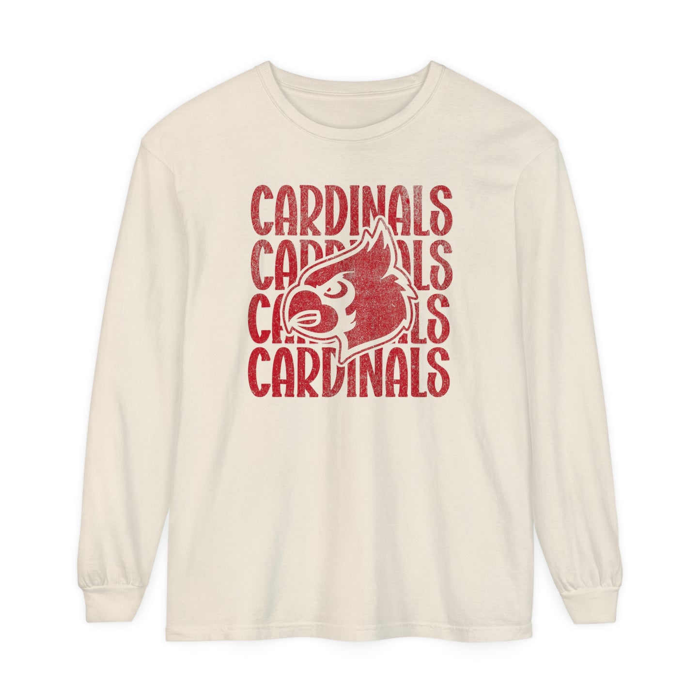 Cardinal 4 - Comfort Colors Long Sleeve T-Shirt