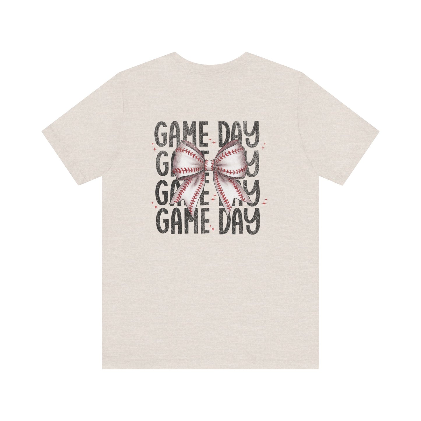 Game Day Baseball Coquette - Bella + Canvas Short Sleeve Tee