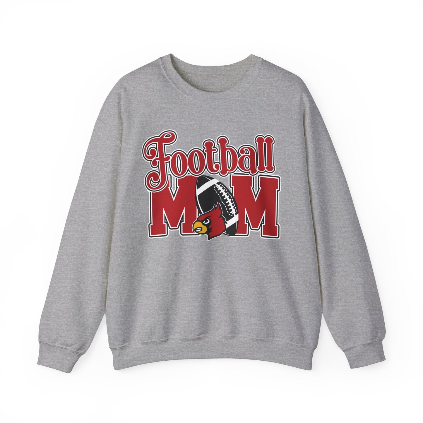 Football Mom Custom Player Name and Number - Unisex Heavy Blend™ Crewneck Sweatshirt