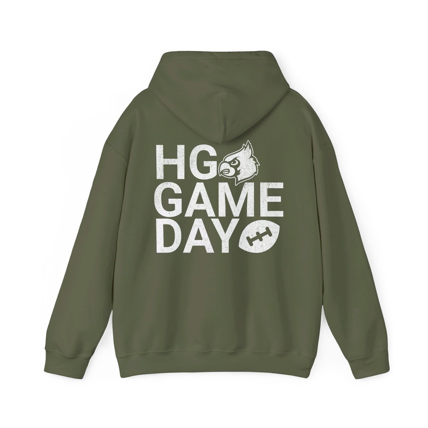 Vintage HG Game Day Football - Unisex Heavy Blend™ Hooded Sweatshirt